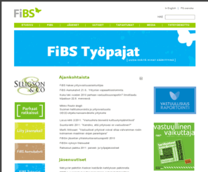 fibsry.fi: Ajankohtaista
Finnish Business & Society ry (FiBS) on yritysverkosto, jonka tarkoituksena on edistää taloudellisesti, sosiaalisesti ja ekologisesti kestävää yritystoimintaa.