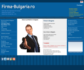 firma-bulgaria.ro: Infiintare firme in Bulgaria, contabilitate, TVA, taxe, impozite, rezidenta
Infiintari firme Bulgaria, contabilitate, rezidenta in Bulgaria, birou virtual