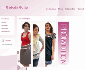 lobelia-bulle.com: Lobelia Bulle | Créatrice de Mode
Lobelia Bulle, jeune créa­trice de prêt-à-porter féminin. Bienvenue dans ma boutique en ligne.