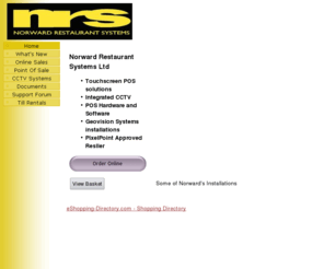 nrsltd.net: Norward Restaurant Systems NRS Pixelpoint and Integrated PC based CCTV
POS, EPOS, TOuchscreen restaurant systems and CCTV suppliers, Pixelpoint geovision resellers 
