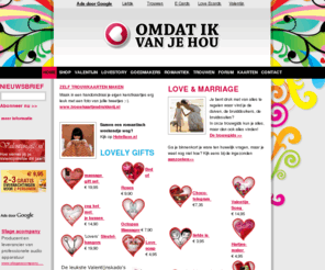 omdatikvanjehou.com: Omdat ik van je hou :: de leukste liefdessite van Nederland
Omdat ik van je hou... de leukste liefdessite van Nederland.
