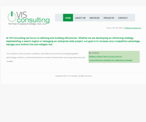 visconsulting.net: VIS Consulting
Our solutions solve business problems and relieve pain points by bringing together technology solutions, content development, process infrastructure and supporting resource models. 