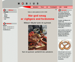 beimobius.dk: Bei Möbius - tyske specialiteter
