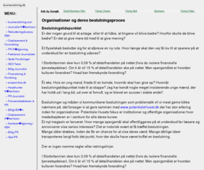 businesstiming.dk: Forretnings beslutninger
      beslutningstidspunkter er afgørende for dein forretning