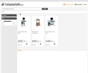 computertafel.com: Computertafel Kopen? Kom eerst prijzen vergelijken op Computertafel.com
Overzicht van alle soorten computertafels inclusief een prijsvergelijking