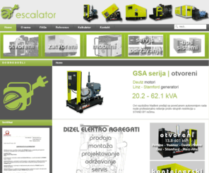 dizelagregati.com: Dizel agregati - NASLOVNA
Escalator d.o.o. - dizel agregati - prodaja, montaža, projektovanje, servis, održavanje.