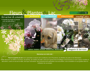 fleurs-et-plantes-du-lac.com: www.fleursetplantes-lac.fr - Accueil - Fleurs et plantes du lac, à Epagny, le professionnel de la fleuristerie, de la jardinerie, de l'animalerie et de l'aménagement jardin et cuisine. -Fleurs & Plantes du Lac, Le magasin des plantes GRAND EPAGNY HAUTE-SAVOIE
Fleurs et plantes du lac, centre commercial Grand Epagny : 9000 m2 d'espace Jardinerie, Fleuristerie, Mobilier de jardin, Cuisine et Animalerie pres d'Annecy. Faites appel a nos conseillers spécialisés pour la réalisation de vos projets d'aménagement de jardin, terrasse, balcon. Grand choix de fleurs, de plantes, de mobilier, d'outillage, d'accessoires et de produits régionaux.