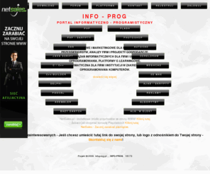 info-prog.com: InfoProg
przykłady skryptów,java script,ajax skrypty,php skrypty,html skrypty info-prog,infoprog,programowanie,program,algorytmy,php,html,java