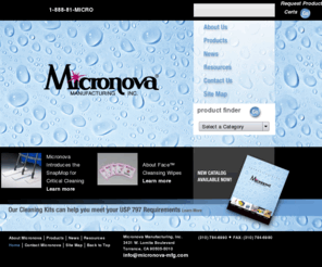 micronova.biz: Micronova Manufacturing, Inc. Worldwide manufacturer of cleanroom products
Micronova Manufacturing, Inc. Worldwide manufacturer of cleanroom products. Products include cleanroom mops, tapes, wipes, sponges, detergents.