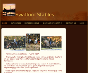 swaffordstables.com: Swafford Stables - Home
Swafford Stables