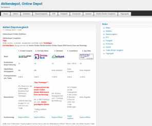 wachstums-depot.de: Aktiendepot, Wertpapierdepot
Wieso Aktien kaufen immer beliebter wird und immer mehr Menschen Wertpapiere in einem Aktiendepot verstauen.