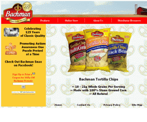 bachmanco.com: The Bachman Company
The Bachman Company is a supplier of snack foods and enjoys a long standing tradition of quality snack food products since 1884.