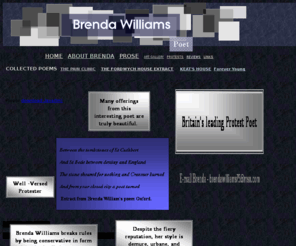 brendawilliams.co.uk: Brenda Williams Poetry and Art- Home
UK poetry and art gallery site with UK poetry and art by Brenda Williams from London.