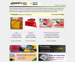 cintasdeseguridad.com: Parabancos.com / Cintas de Seguridad
Cintas Adhesivas de Seguridad que Pegan en Todas Partes