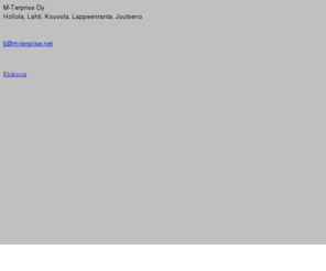 m-terprise.net: M-Terprise Oy
