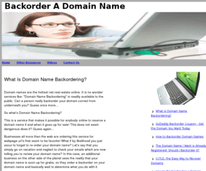 backorder.ws: Backorder A Domain Name
Backorder A Domain Name