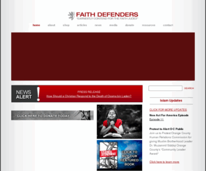 faithdefenders.com: Faith Defenders - Apologetics for the Next Reformation
An online resource about cults, the occult, and world religions.