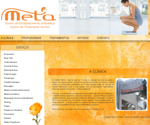 metaclinica.com: Clinica Meta - Centro de emagrecimento e estetica
Centro de emagrecimento e estetica - Centro de tratamento de dor em Vitoria - ES