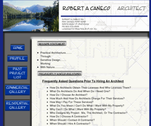 racarchitect.com: Robert A. Caneco Architect - North Hero, VT- Welcome
Robert A. Caneco, Architect, North Hero, VT, architect, commercial architect, residential architect, renovations, space planning, storefronts, landscape design, restaurant design, solar system design Robert A. Caneco, Architect, North Hero, VT, architect, commercial architect, residential architect, renovations, space planning, storefronts, landscape design, restaurant design, solar system design