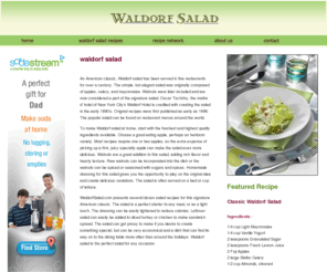 waldorfsalad.com: Waldorf Salad
Waldorf Salad