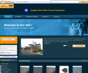 chinapitch.com: Jiangsu Inter-China Group Corporation - Coal Tar Pitch, Pitch, Pitch Coke
Coal Tar Pitch, Pitch, Pitch Coke and more... See info for all products/services from Jiangsu Inter-China Group Corporation.