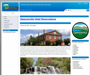 dawsonville.com: Dawsonville Georgia History, Tourism, Hotels and Real Estate, Conventions, Official Government bureaus
Dawsonville Georgia History, Tourism, Hotels and Real Estate, Conventions, Official Government bureaus