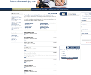 patersonpersonalinjury.com: Paterson Personal Injury | Top Personal Injury in Paterson, NJ
Paterson lawyer - Let us help you find the top lawyer in Paterson, NJ.  Find addresses, phone numbers, driving directions, reviews and ratings on PatersonPersonalInjury.com