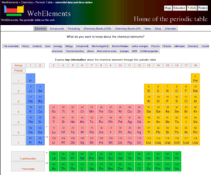 webelements.net: WebElements Periodic Table of the Elements
This WebElements periodic table page contains Essential information for the element ununhexium