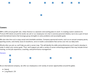 urbanscience-careers.com: Urban Science Careers
