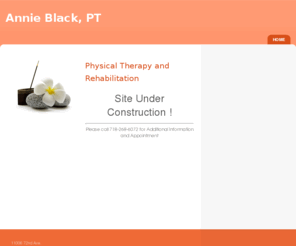 annieblackpt.com: Annie Black, PT - Home
Physical Therapy and Rehabilitation