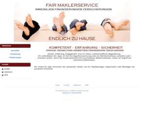 fairmaklerservice.com: Home
Wir finden für jede Immobilie den passenden Käufer und für Kapitalanleger, Eigennutzer oder Bauträger die passende Immobilie.