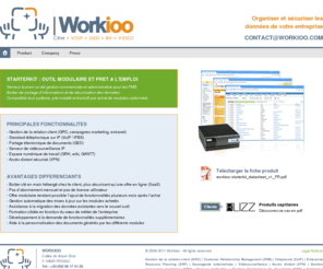 workioo.com: ReactivOn - Workioo - CRM, VOIP, GED, RH, VIDEO
Serveur tout en un de gestion commerciale et administrative pour les PME