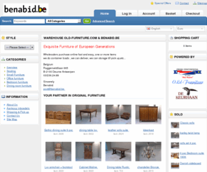 fromcontinentaltoyou.com: Warehouse Old-Furniture.com
furniture,antiek, vintage ,art deco, frenche furniture,vitra,old furniture,chairs,,bed,beds,
antiques,art,wholesale,knoll,danish, danish funiture,expo58,used,furniture