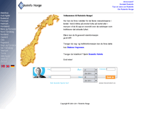ruteinfo.no: Ruteinfo Norge - Rutetider for hele Norge
Ruteinformasjon for kollektivtrafikk i Norge. Her finner du linker til rutetider og rutetabeller for buss, tog, fly, båt og ferge over hele landet