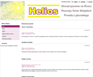 stowarzyszeniehelios.pl: Stowarzyszenie "Helios"
Joomla! - dynamiczny portal i system obsługi witryny internetowej