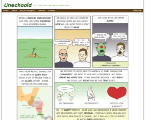 unschoold.com: Unschoold
an occasional comic about Unschooling