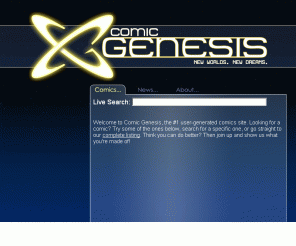 comicgenesis.com: Comic Genesis - New Worlds. New Dreams.
