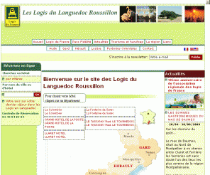 logis-de-france-languedoc-roussillon.com: Hôtels Logis de France Languedoc Roussillon  
Hôtels Logis de France en Languedoc Roussillon, hotels herault, hotels gard, hotels aude hotel lozere, hotels pyrenees, Orientales