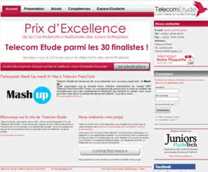 telecom-etude.fr: Telecom Etude
La Junior-Entreprise de Telecom ParisTech réalise vos projets dans le domaine des sciences et technologies de l'information et de la communication.