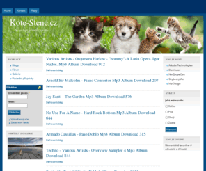 kote-stene.cz: Kote-Stene.cz | Nejmilejší  přátelé člověka
Server zabývající se koťaty a štěňaty. Najdete zde jejich příběhy, fotografie i videa. Můžete u nás prodávat i nakupovat koťata a štěňata i věci pro jejich život. Součástí serveru je i inzerce a možnost založit vlastní blog.