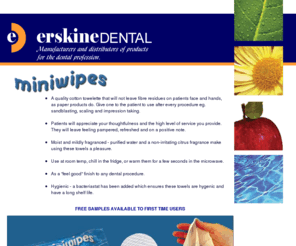 miniwipes.com: Erskine Dental Miniwipes
