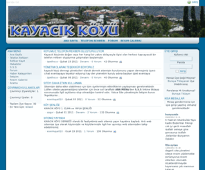 kayacikkoyu.org: Ahırlı - Kayacık Köyü - Haberler
Konya / Ahırlı / Kayacık Köyü İnternet Sayfası.