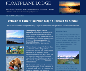 floatplanelodge.com: Homer Alaska Halibut, Salmon fishing Charter. Lodge, cabins, Homer Alaska accomodations AK.
Alaska Halibut and King Salmon fishing lodge.  Homer Alaska fishing lodge specializing in full service affordable fishing vacations.  Deluxe Homer Alaska accomodations and great meals.