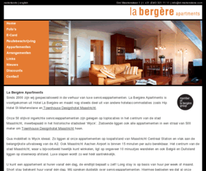 la-bergereapartments.com: La Bergère Apartments Maastricht
Behalve logeren in Design Hotel La Bergère, bestaat er ook de mogelijkheid om te verblijven in een van onze 60 hotelappartementen. -- design hotel La Bergère Maastricht