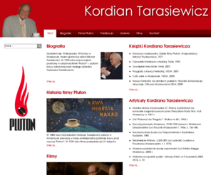 tarasiewicz.info: Kordian Tarasiewicz - Pluton
Kordian Tarasiewicz - właściciel palarni kawy Pluton, miłośnik tenisa, varsavianista.