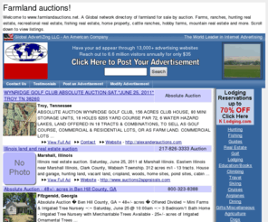 farmlandauctions.net: farmland auctions, farmlandauctions, www.farmlandauctions.net
Farmland auctions.  Farmland, Farms, ranches, hunting real estate, recreational real estate, fishing real estate, horse property, cattle ranches, hobby farms and more. Land auctions.