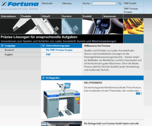 fortuna-werke.net: Fortuna Spezialmaschinen GmbH
Fortuna Spezialmaschinen GmbH - Fortuna