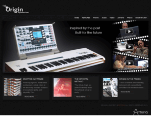 origin-synthesizer.com: Arturia - Musical Instruments | Home
Digital audio software company. Makers of Prophet V, Analog Factory, Origin, Jupiter-8V, CS-80v, ARP2600 V, Moog Modular V, minimoog V, Brass, Storm.