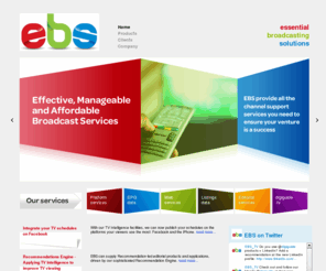 ebs.tv: Broadcast Services for Digital TV Channels - EPG, Editorial, Web, Listings, Platforms, TV Data, Translation, Digiguide.tv
EBS provides TV Intelligence Services for EPG, Web, Press and Broadcasting Platforms. We are the essential connection between the content provider, the platform, and the television viewer.