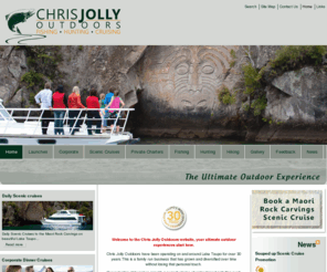 chrisjolly.co.nz: Chris Jolly Outdoors, Trout Fishing, Hunting ,Flyfishing, Boat Charter
Chris Jolly Outdoors, provide trout fishing at its best in New Zealands largest lake with world famous trout